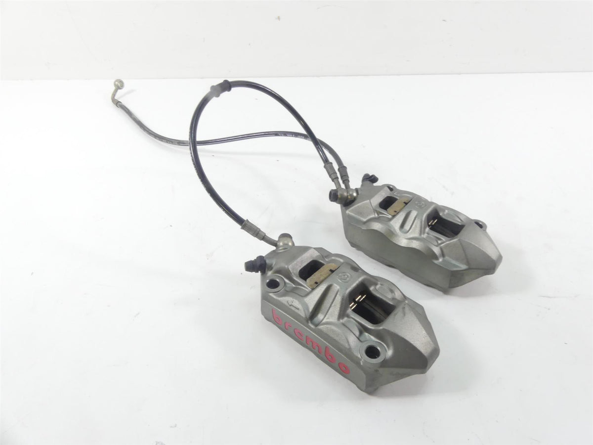 2008 Ducati 1098 S Front Brembo Brake Caliper Set 61040901A 61040911A {{ shop.shopifyCountryName }} - Mototech271