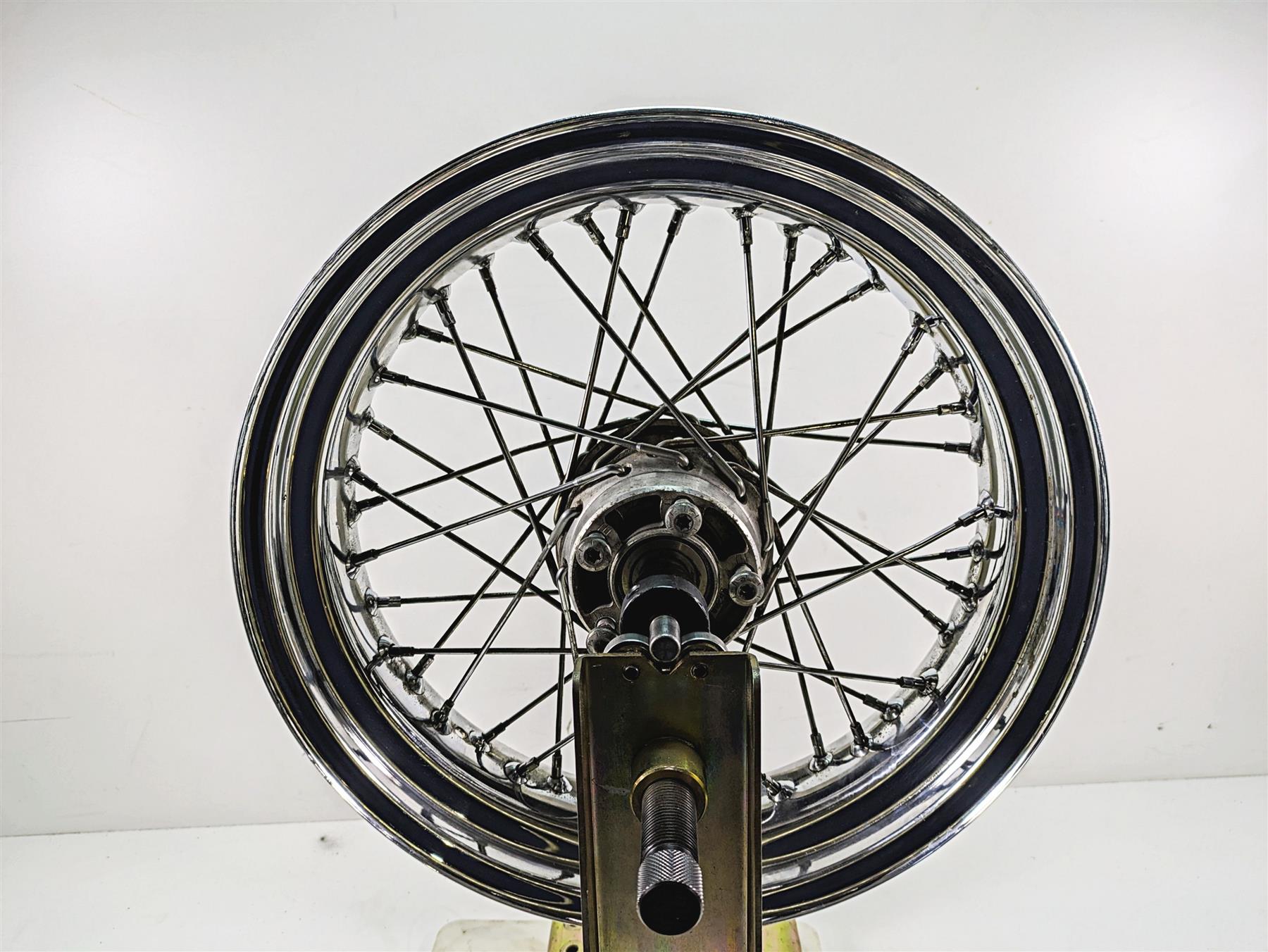 2009 Harley FXDC Dyna Super Glide Custom 17x4.5 Rear Wheel Spoke Rim 40979-08A {{ shop.shopifyCountryName }} - Mototech271