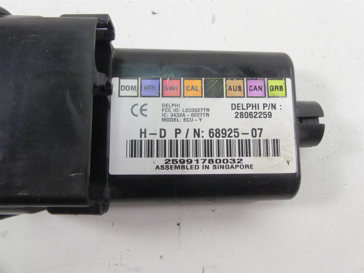 2010 Harley FXDWG Dyna Wide Glide Tssm Security Control Module Set 68925-07 {{ shop.shopifyCountryName }} - Mototech271