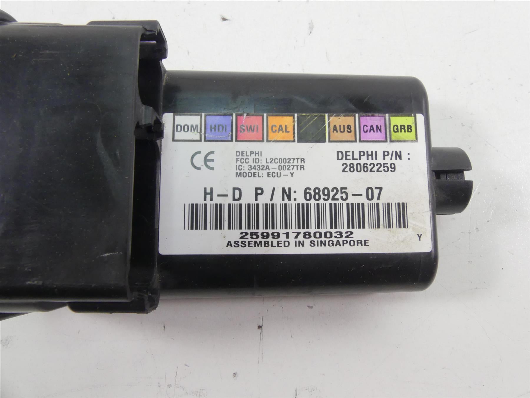 2010 Harley FXDWG Dyna Wide Glide Tssm Security Control Module Set 68925-07 {{ shop.shopifyCountryName }} - Mototech271