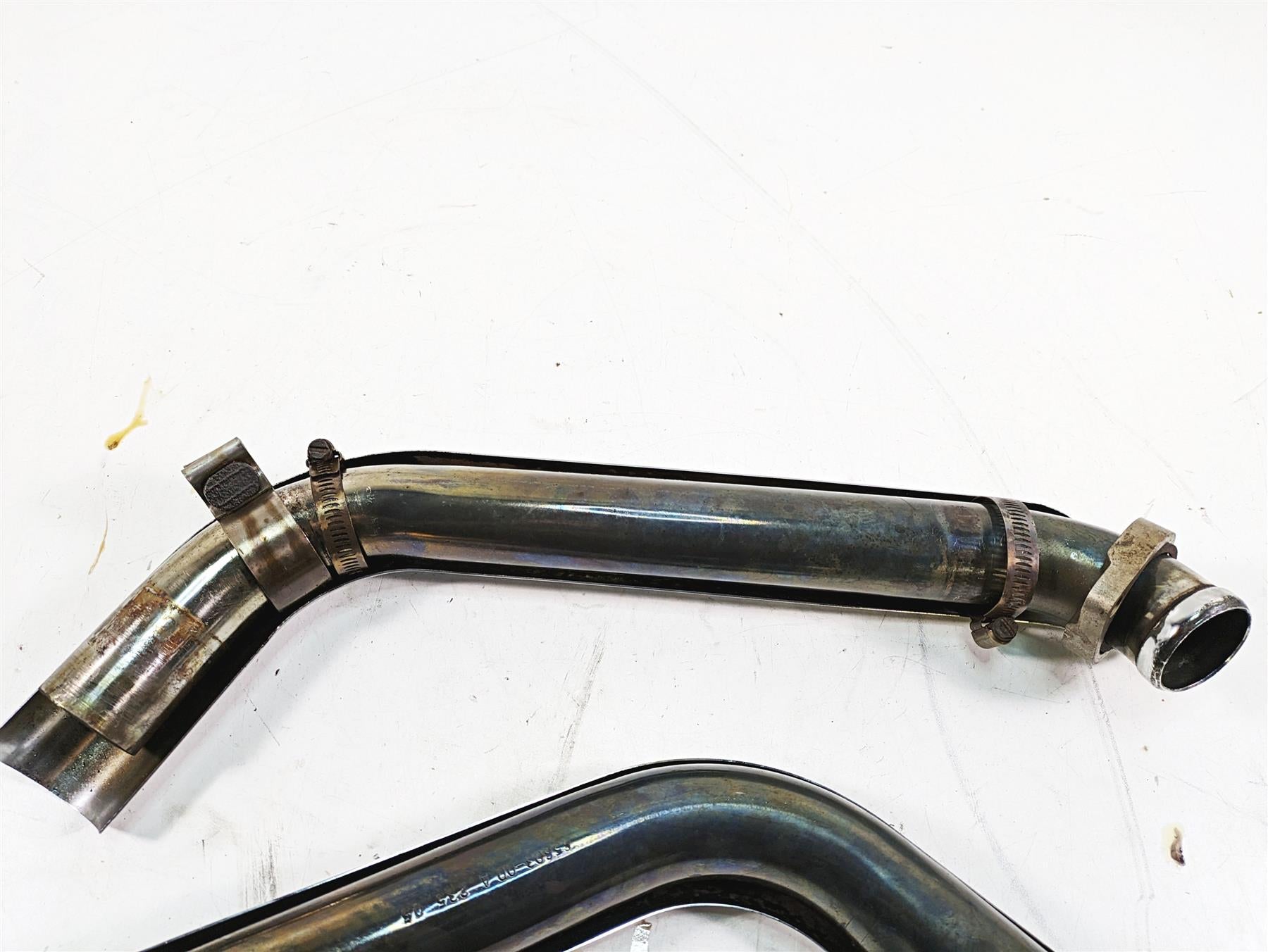 2006 Harley Softail FXSTSI Springer Exhaust Pipe Header Set 65401-00B 65603-00A {{ shop.shopifyCountryName }} - Mototech271
