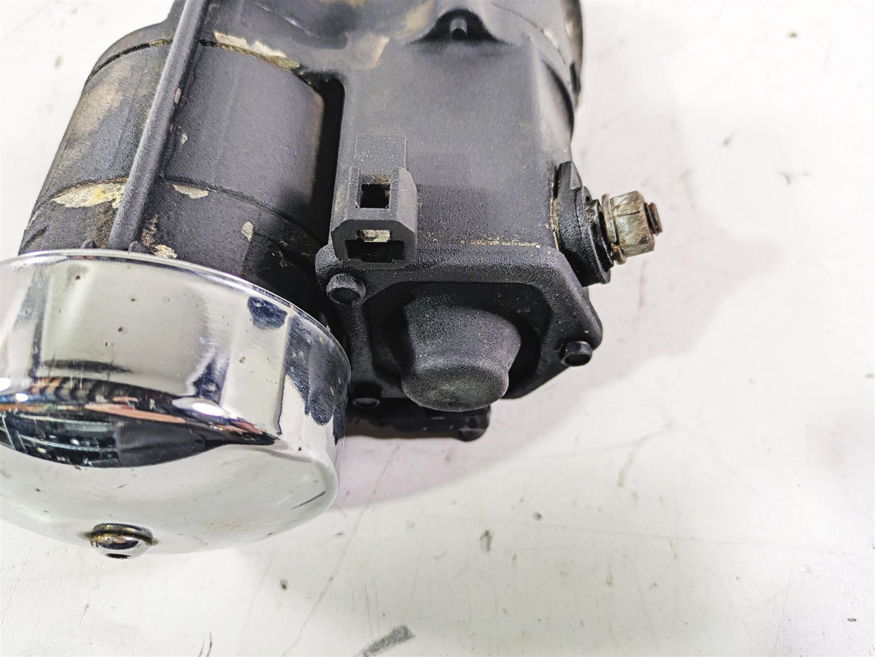 2003 Harley Touring FLHTCUI 100TH E-Glide Engine Starter Motor 31553-94B {{ shop.shopifyCountryName }} - Mototech271