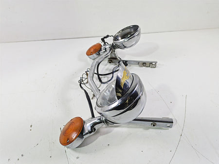 2004 Harley Softail FLSTF Fat Boy Front Spot Lights & Blinker For Parts 68972-00 {{ shop.shopifyCountryName }} - Mototech271