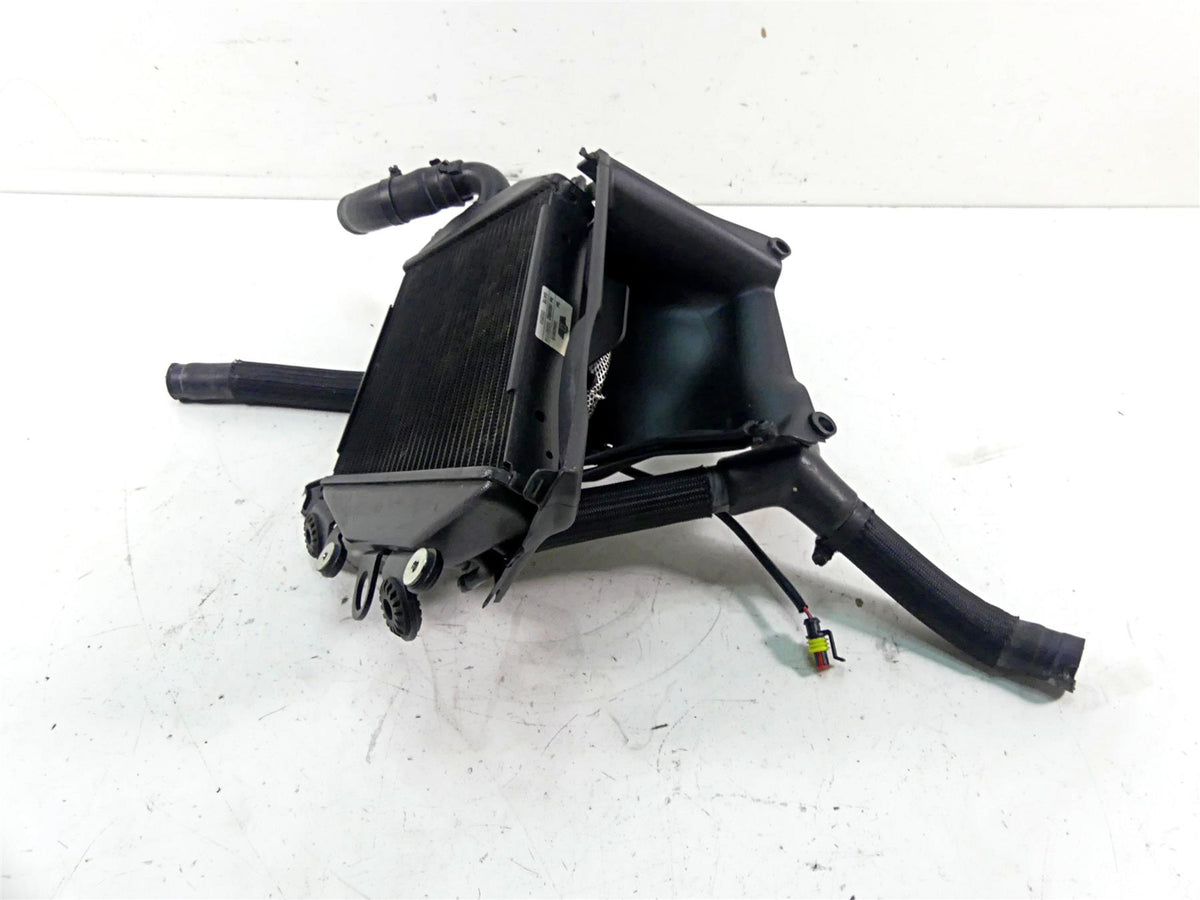 2013 Ducati Diavel Red Left Radiator Fan Set - No Leaks 54840891B {{ shop.shopifyCountryName }} - Mototech271