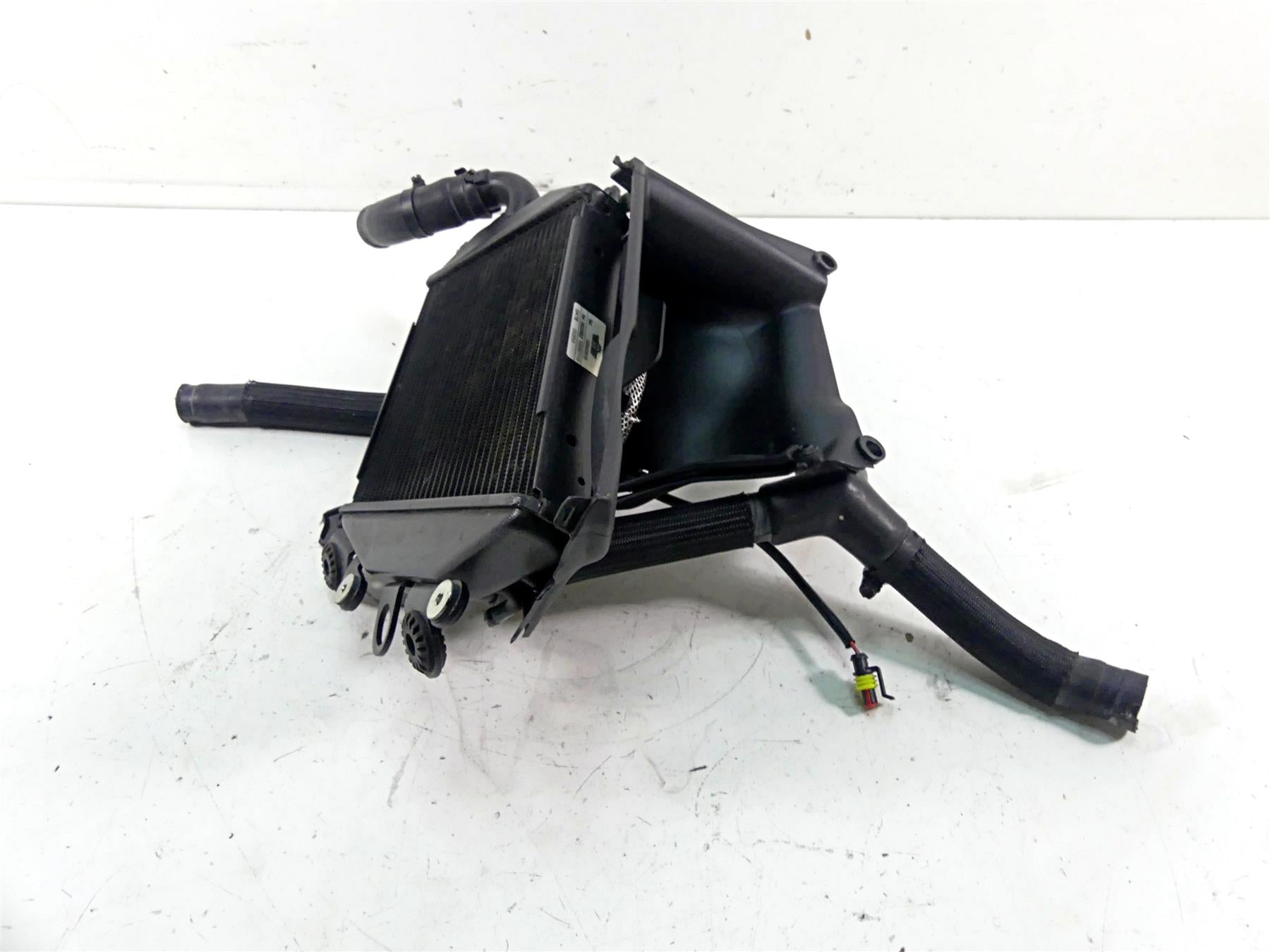 2013 Ducati Diavel Red Left Radiator Fan Set - No Leaks 54840891B {{ shop.shopifyCountryName }} - Mototech271