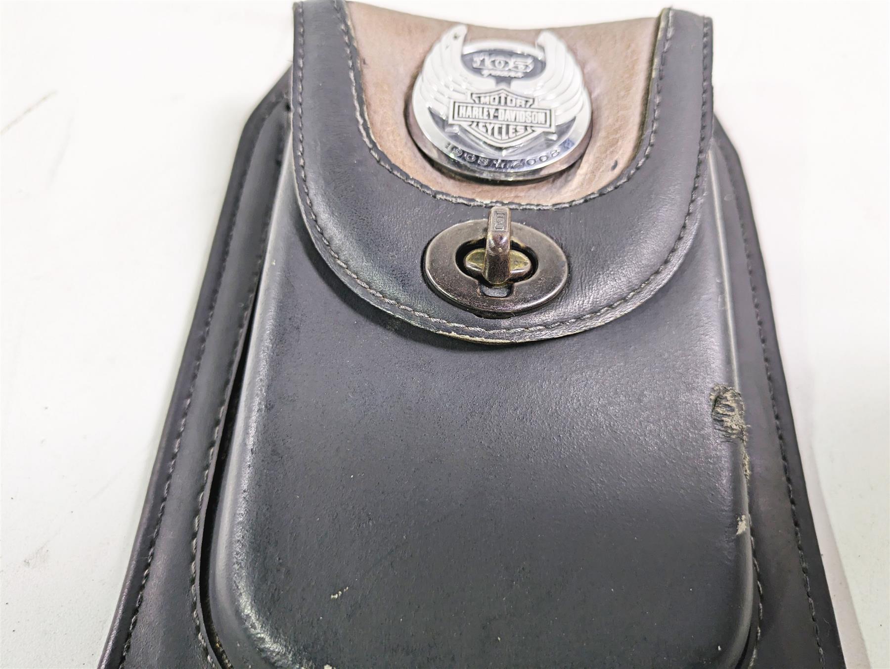 2008 Harley FLSTC 105TH Softail Heritage Fuel Gas Tank Center Bag 91135-09 {{ shop.shopifyCountryName }} - Mototech271