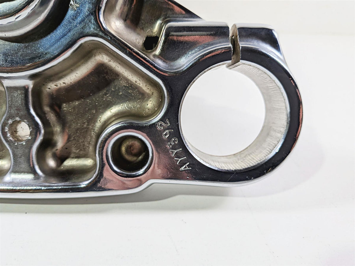2009 Harley FXCWC Softail Rocker Straight Chrome Lower Triple Tree 46638-08 {{ shop.shopifyCountryName }} - Mototech271