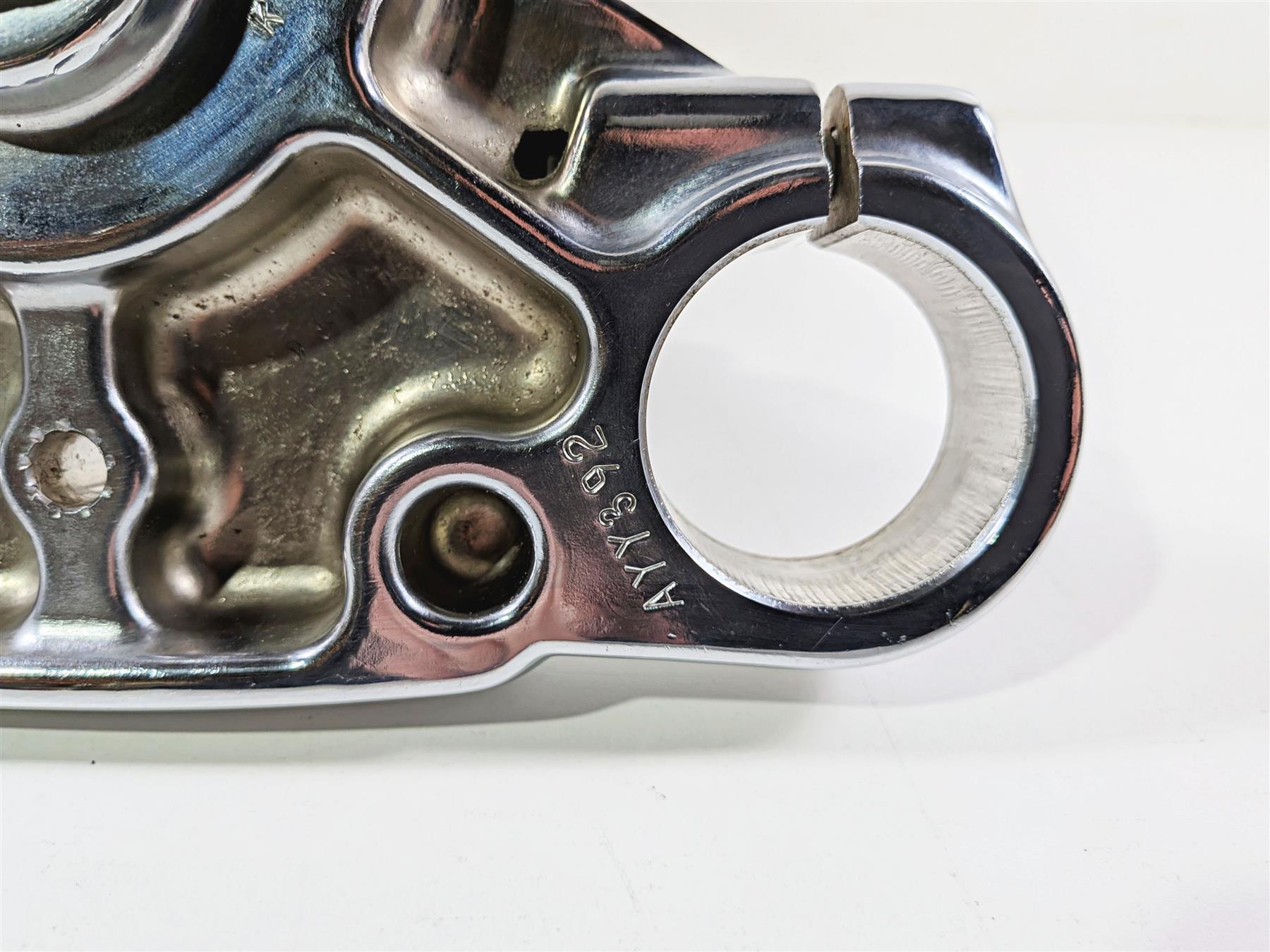 2009 Harley FXCWC Softail Rocker Straight Chrome Lower Triple Tree 46638-08 {{ shop.shopifyCountryName }} - Mototech271