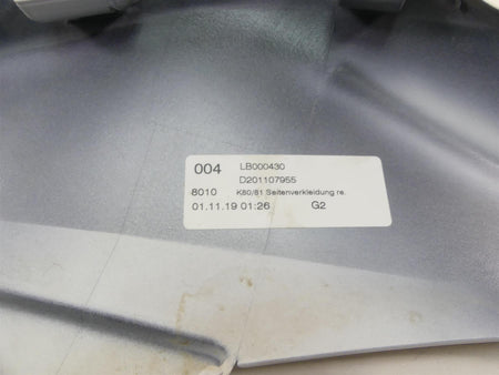 2020 BMW F850 GS K81 Rallye Upper Right Long Side Tank Fairing Cover 46638564634 {{ shop.shopifyCountryName }} - Mototech271