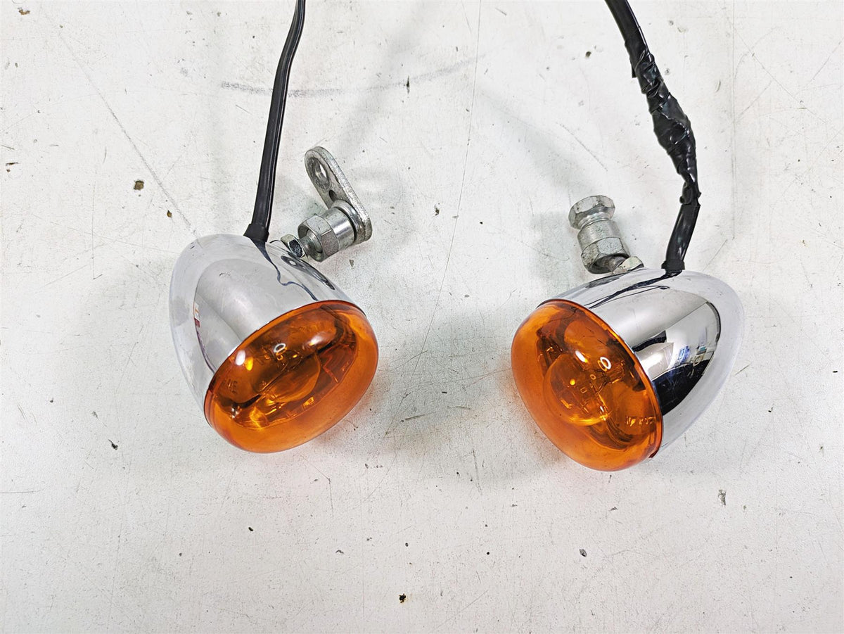 2006 Harley FLSTI Softail Heritage Front Blinker Turn Signal Set - Read 68972-00 {{ shop.shopifyCountryName }} - Mototech271