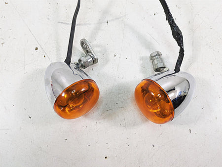 2006 Harley FLSTI Softail Heritage Front Blinker Turn Signal Set - Read 68972-00 {{ shop.shopifyCountryName }} - Mototech271