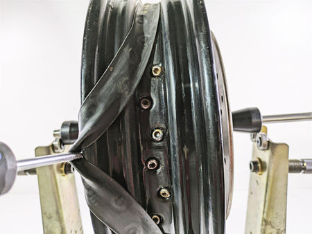 2008 Harley FLSTSB Cross Bones Straight 16x3 Front Wheel Spoke Rim 44937-08 {{ shop.shopifyCountryName }} - Mototech271