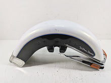 Load image into Gallery viewer, 2008 Harley FLHTCU Electra Glide Front Fender White Black Gold Pearl 59087-00B
