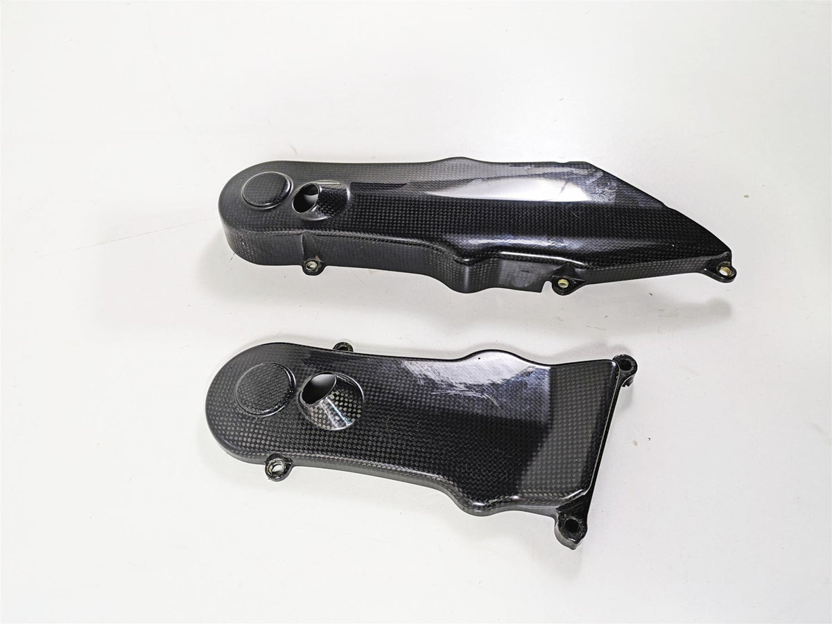 2009 Ducati Multistrada 1100 S Carbon Timing Cover Fairing Set 24510861 24510851 {{ shop.shopifyCountryName }} - Mototech271