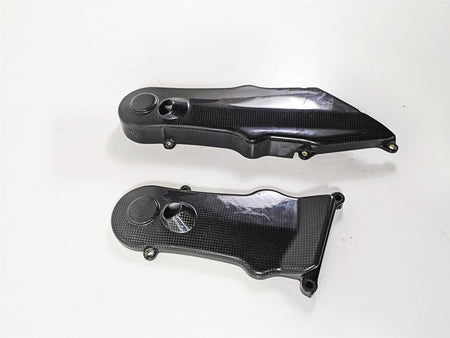 2009 Ducati Multistrada 1100 S Carbon Timing Cover Fairing Set 24510861 24510851 {{ shop.shopifyCountryName }} - Mototech271