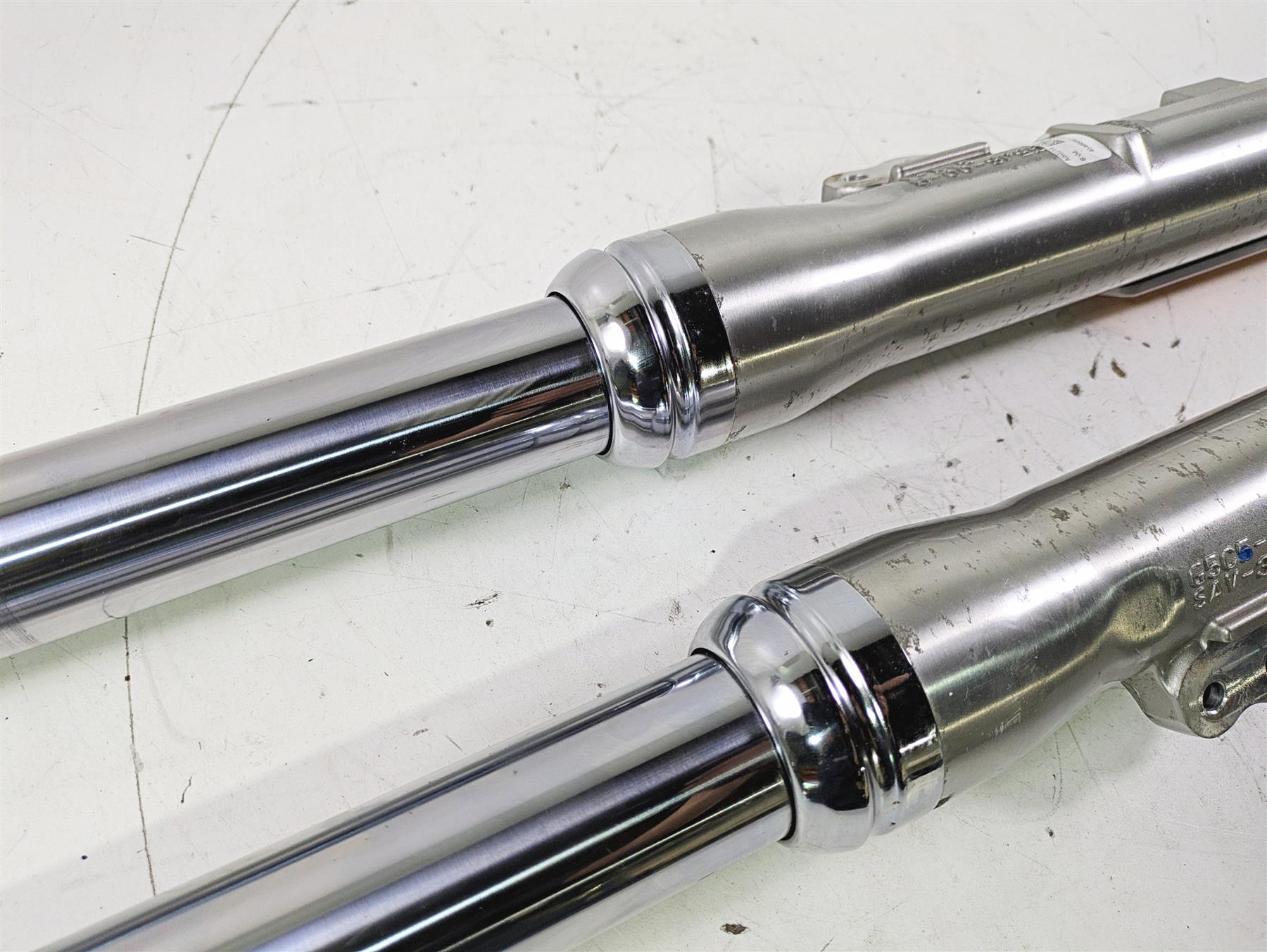 2015 Harley FXDL Dyna Low Rider Front Fork Legs Dual Caliper READ 45400051 {{ shop.shopifyCountryName }} - Mototech271