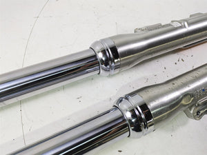 2015 Harley FXDL Dyna Low Rider Front Fork Legs Dual Caliper READ 45400051