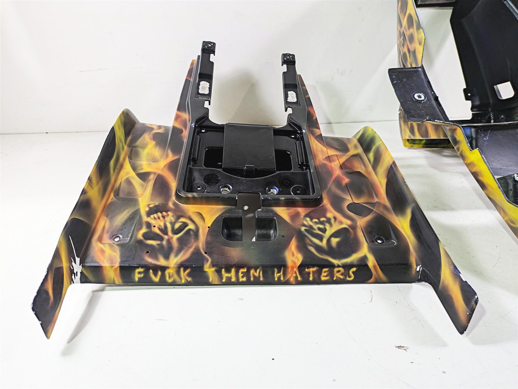2001 Yamaha Banshee YFZ350 Painted Flames Front Rear Fairings 2GU-W2151-B1-00 {{ shop.shopifyCountryName }} - Mototech271