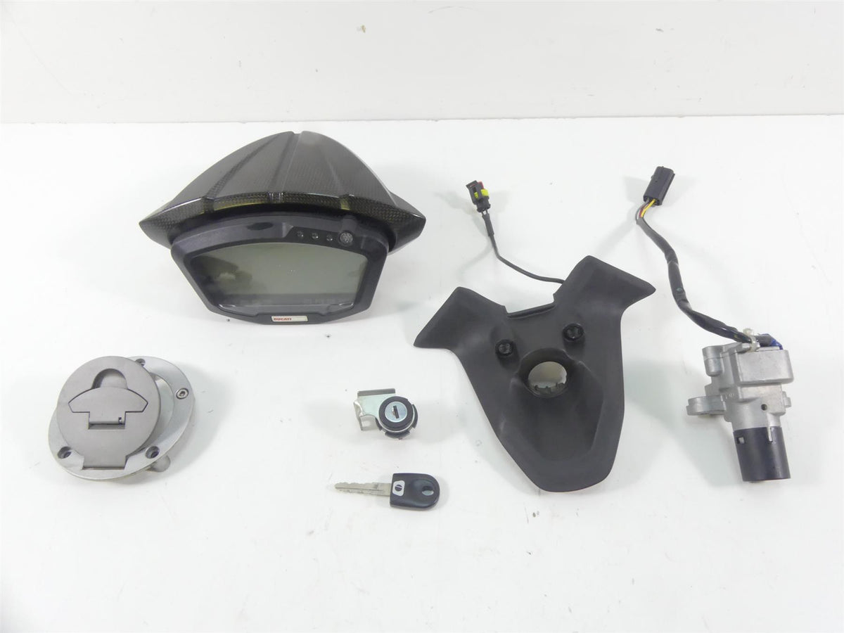 2008 Ducati 1098 S Speedometer Igniton Switch Key Lock 15K 40610602A 59820541A {{ shop.shopifyCountryName }} - Mototech271