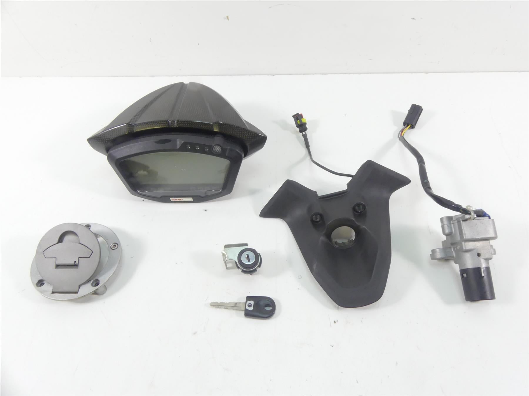 2008 Ducati 1098 S Speedometer Igniton Switch Key Lock 15K 40610602A 59820541A | Mototech271