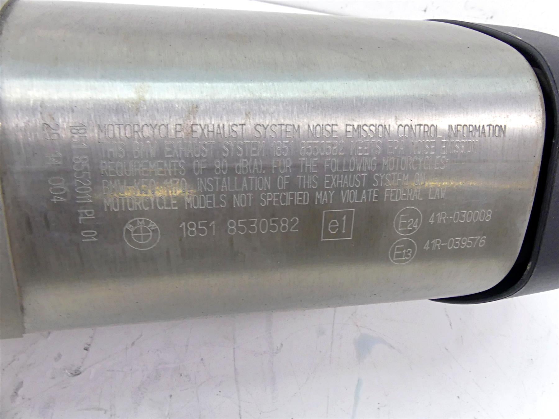 2015 BMW R1200GS GSW K50 Exhaust Pipe Muffler Silencer 18518525082 18518530582 {{ shop.shopifyCountryName }} - Mototech271