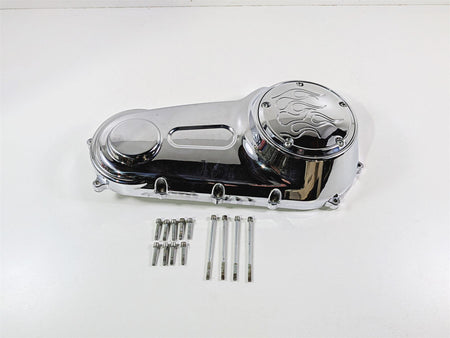 2009 Harley FXCWC Softail Rocker Outer Primary Drive Clutch Cover 60784-06 {{ shop.shopifyCountryName }} - Mototech271