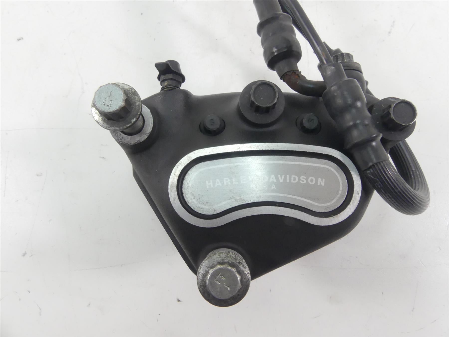 2005 Harley Dyna FXDLI Low Rider Front Brake Caliper & Line 44046-00D {{ shop.shopifyCountryName }} - Mototech271