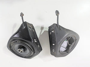 1999 Harley Touring FLHTCUI E-Glide Rear Speaker Housing Set 76303-98B