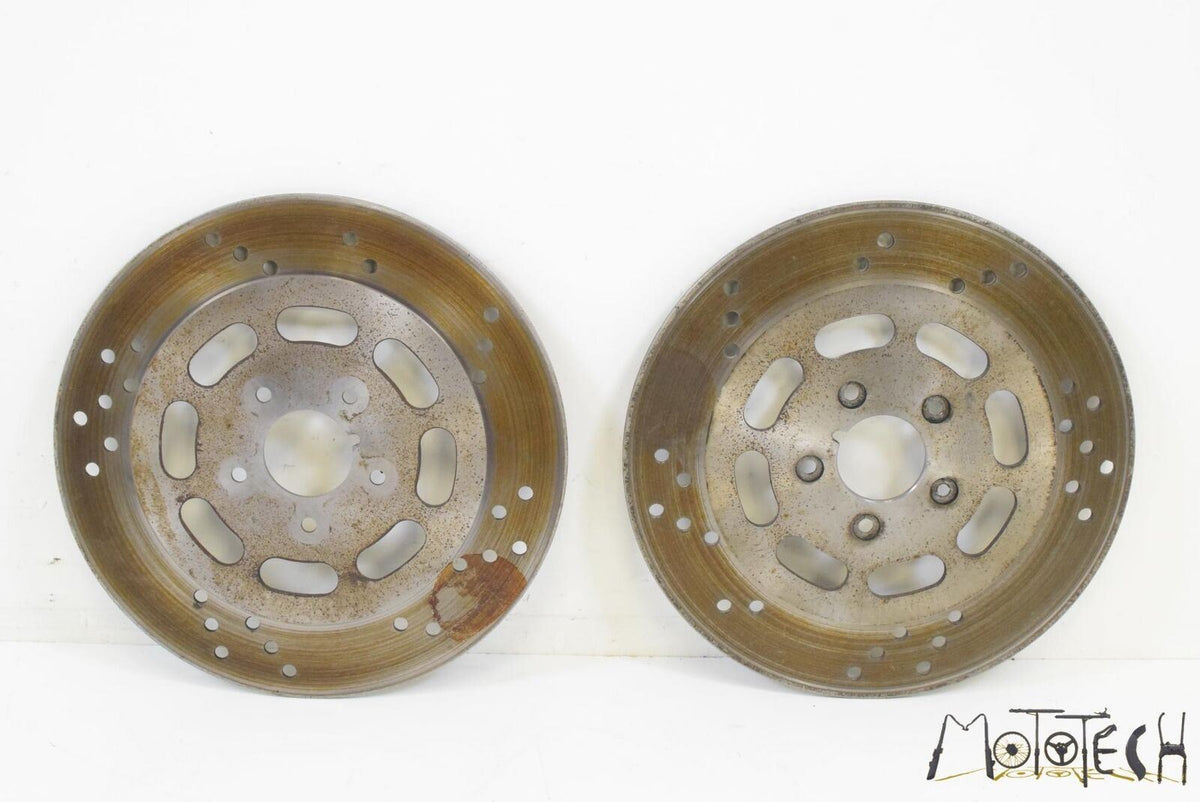 1991 Harley Touring FLHTC Electra Glide Front Brake Rotor Disc SET 44136-92 {{ shop.shopifyCountryName }} - Mototech271