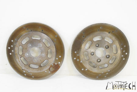1991 Harley Touring FLHTC Electra Glide Front Brake Rotor Disc SET 44136-92 {{ shop.shopifyCountryName }} - Mototech271
