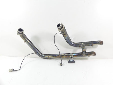 2016 Harley FLS Softail Slim Exhaust Manifold Header Chrome Pipes Set 65600049 {{ shop.shopifyCountryName }} - Mototech271