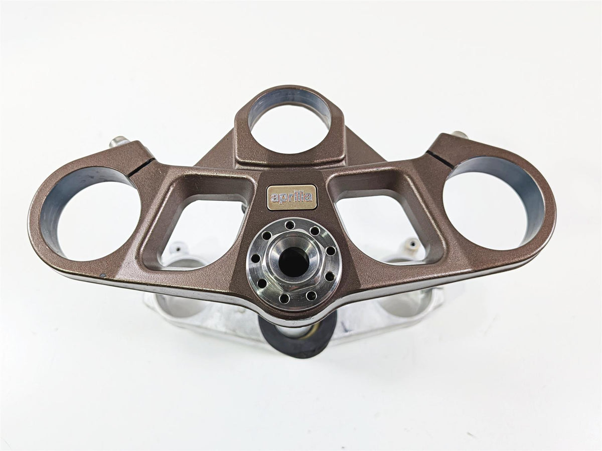 2008 Aprilia RSVR 1000 Factory Upper Lower Triple Tree Set AP8163562 AP8163061 {{ shop.shopifyCountryName }} - Mototech271