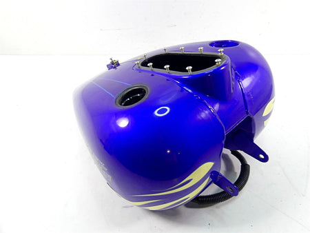2007 Harley Touring FLHRSE CVO Road King Fuel Gas Tank Candy Cobalt 61387-07 {{ shop.shopifyCountryName }} - Mototech271