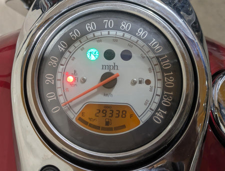 2008 Kawasaki VN1600 Vulcan Nomad Speedometer & Cover Set - 29k 28011-0003 {{ shop.shopifyCountryName }} - Mototech271