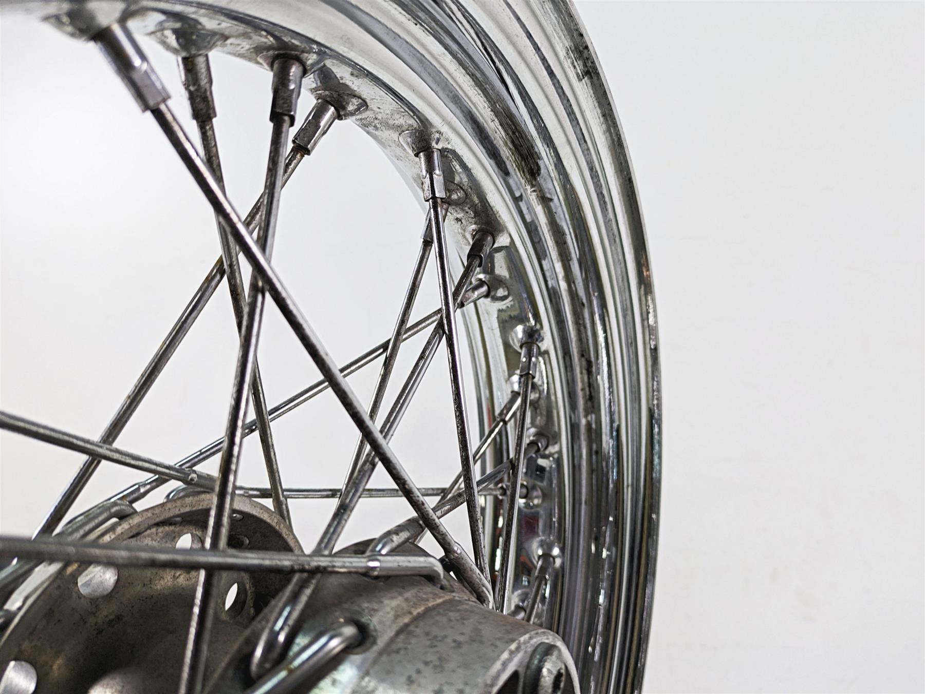 2006 Harley FLSTI Softail Heritage 16x3 Spoke Front Wheel Rim - Read 42947-06A {{ shop.shopifyCountryName }} - Mototech271