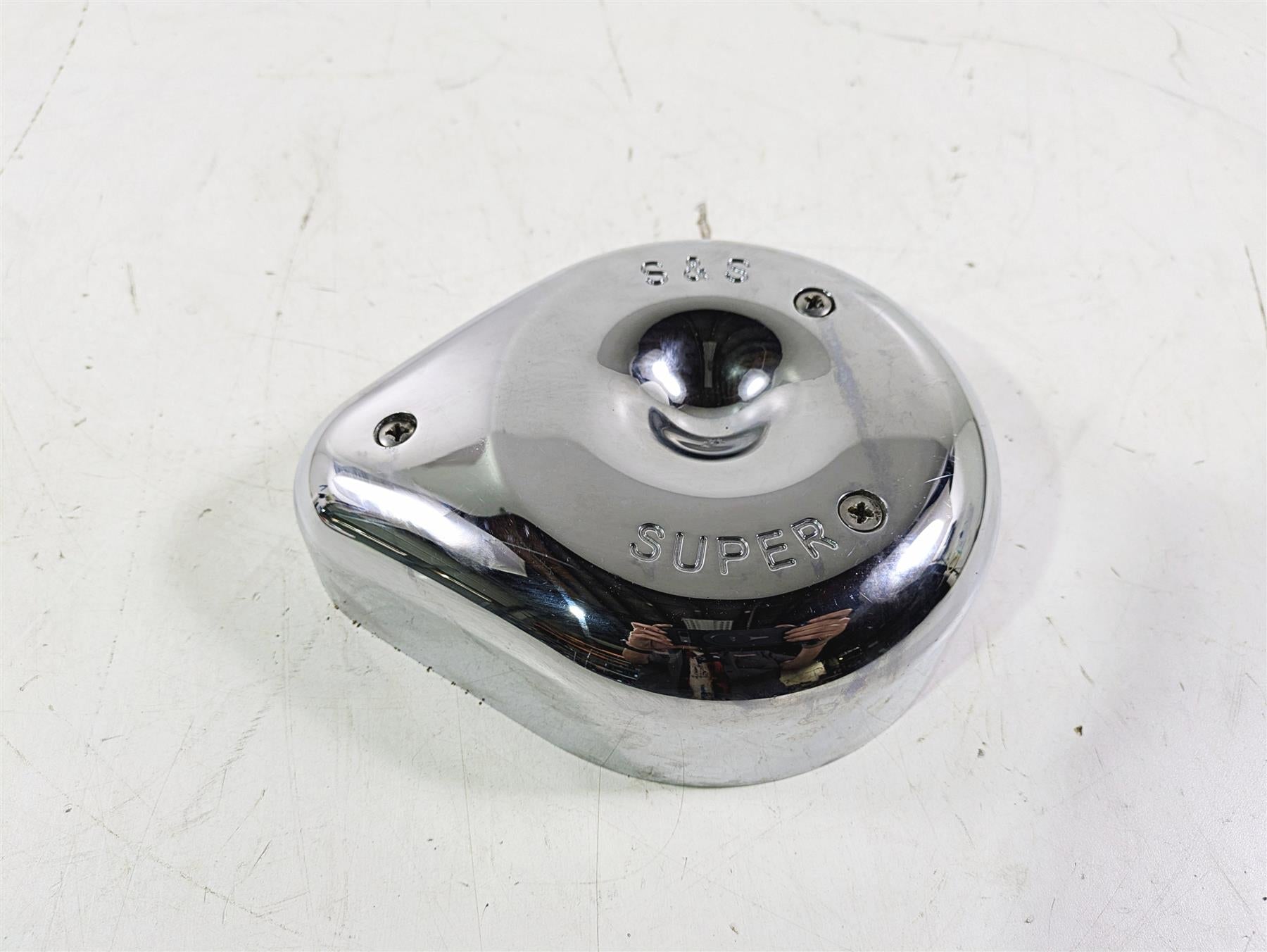 2005 Harley Touring FLHRI Road King S&S 378 Chrome Outer Air Box Cover 5128071 | Mototech271