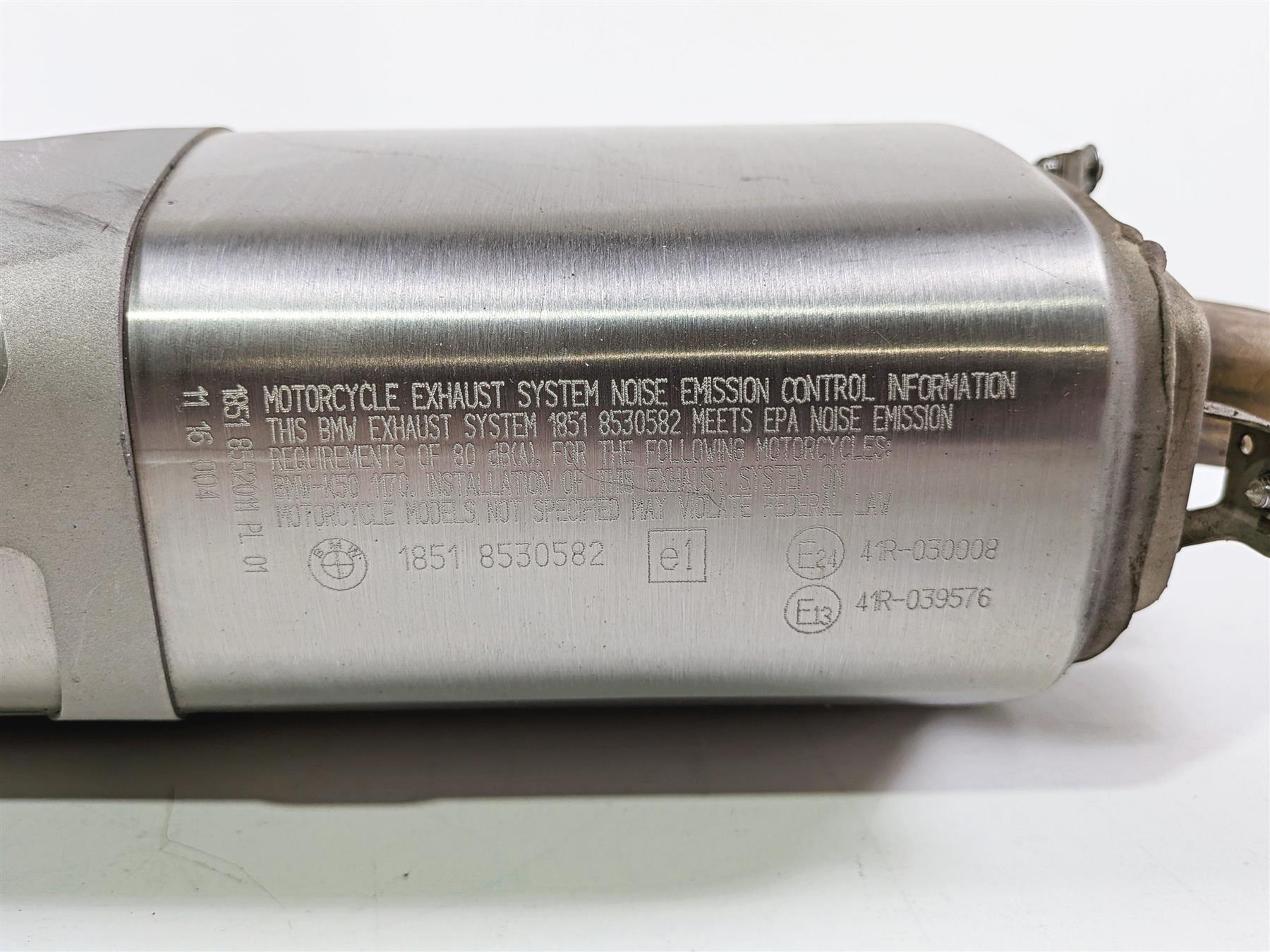 2016 BMW R1200 GS K50 Exhaust Pipe Muffler 18518525082 {{ shop.shopifyCountryName }} - Mototech271