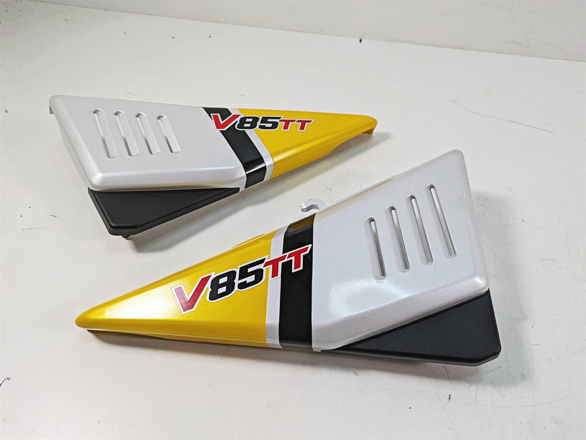 2020 Moto Guzzi V85 TT Adventure Triangle Side Cover Yellow Sahara 2H003214000Z1 {{ shop.shopifyCountryName }} - Mototech271