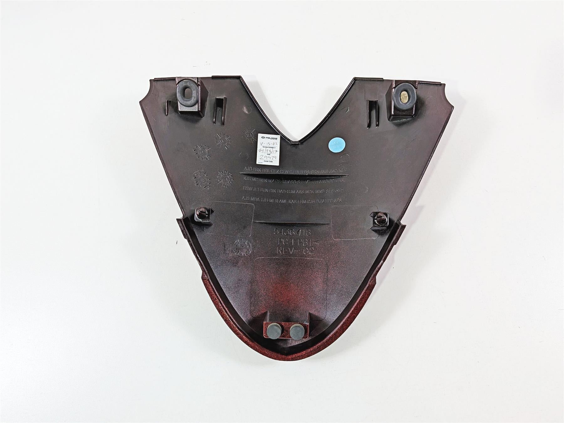 2013 Victory Vision Tour Center Top Red Air Box Cover Fairing 5436418 {{ shop.shopifyCountryName }} - Mototech271