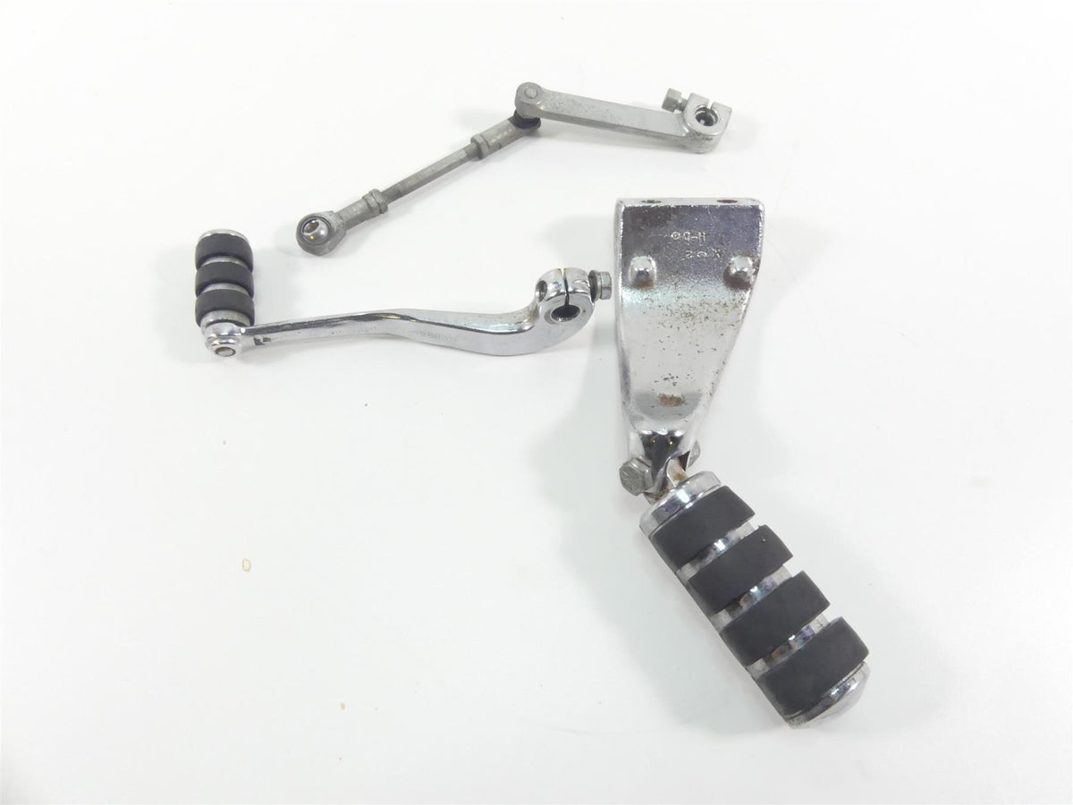 1999 Harley Dyna FXDL Low Rider Left Front Mid Footpeg & Shifter 34564-90B {{ shop.shopifyCountryName }} - Mototech271