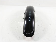Load image into Gallery viewer, 2007 Harley Sportster XL1200 C Front Fender Vivid Black Silver Stripe 58998-83 | Mototech271
