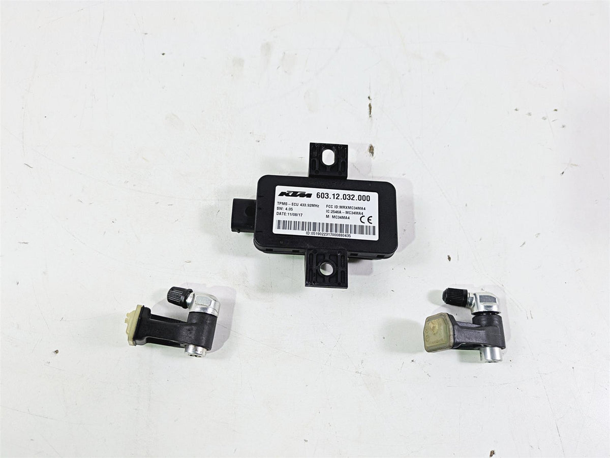 2018 KTM 1290 Super Adv S Tire Pressure Module & Sensor Set 60312032000 {{ shop.shopifyCountryName }} - Mototech271