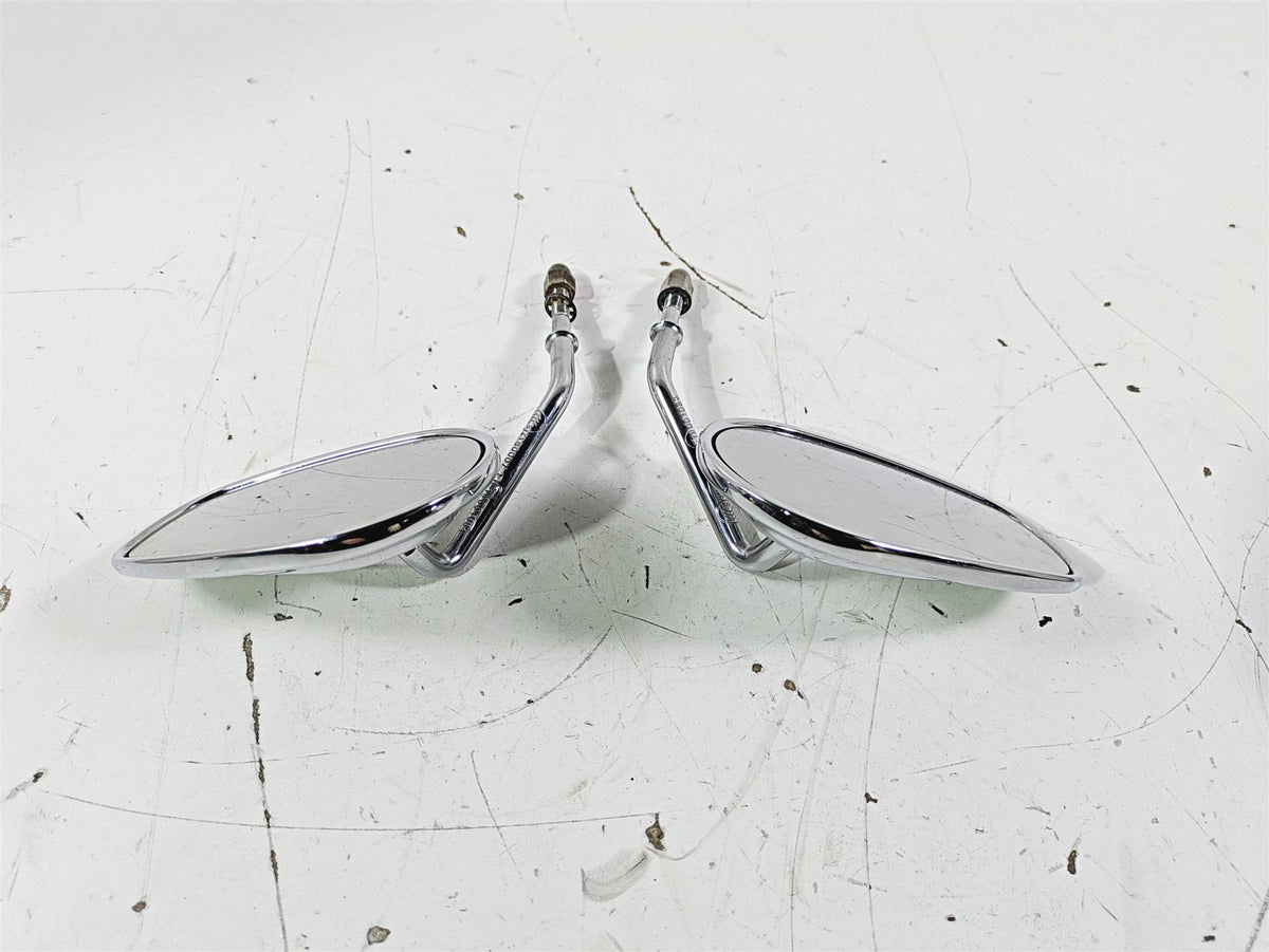 2016 Harley FLSTC Softail Heritage Chrome Rear View Mirror Set 91840-03 91845-03 {{ shop.shopifyCountryName }} - Mototech271