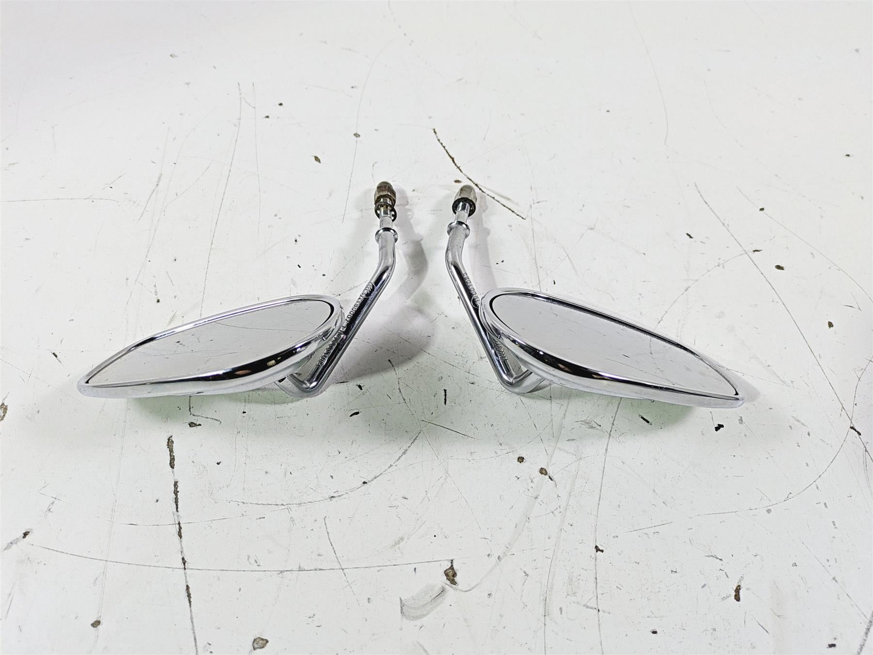 2016 Harley FLSTC Softail Heritage Chrome Rear View Mirror Set 91840-03 91845-03 {{ shop.shopifyCountryName }} - Mototech271
