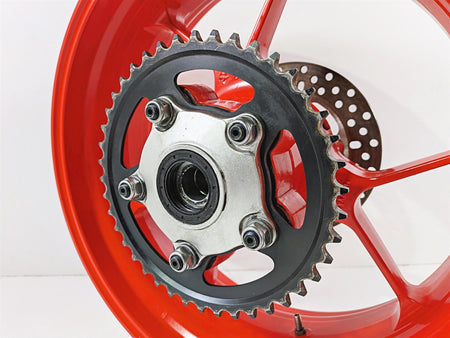 2016 Aprilia RSV 1100 Tuono V4 Factory Rear Red 17x6 Wheel Rim 2B002118 {{ shop.shopifyCountryName }} - Mototech271
