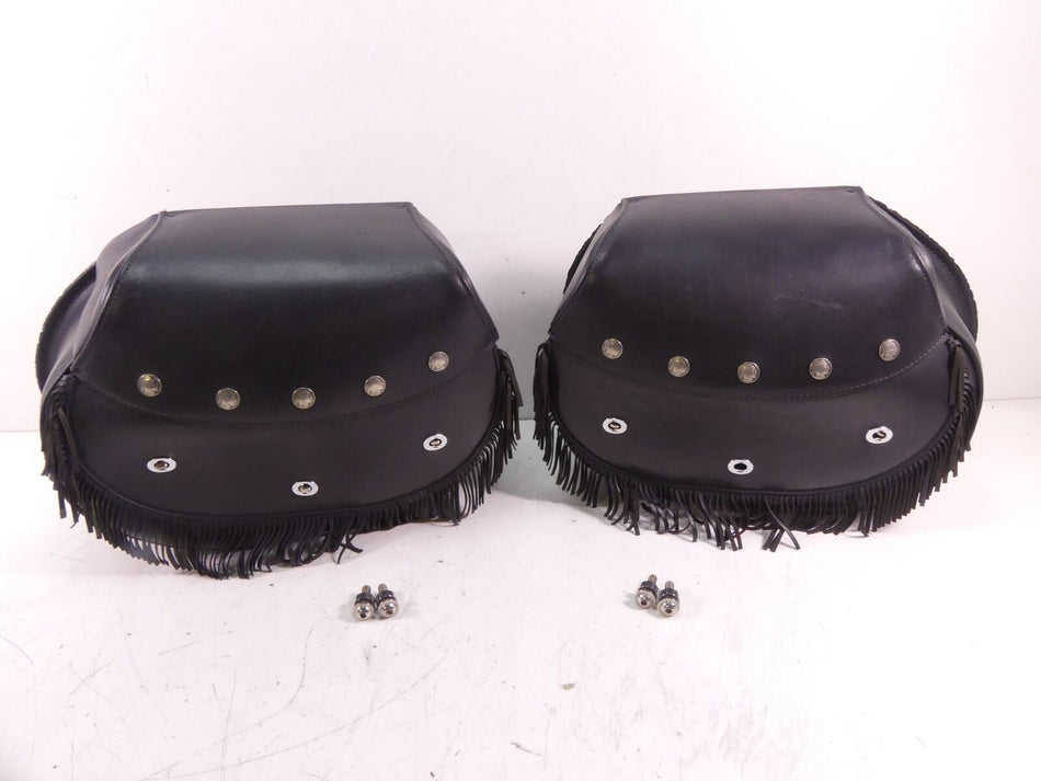 2003 Indian Spirit Springfield Fringe Leather Side Saddlebag Luggage Set {{ shop.shopifyCountryName }} - Mototech271