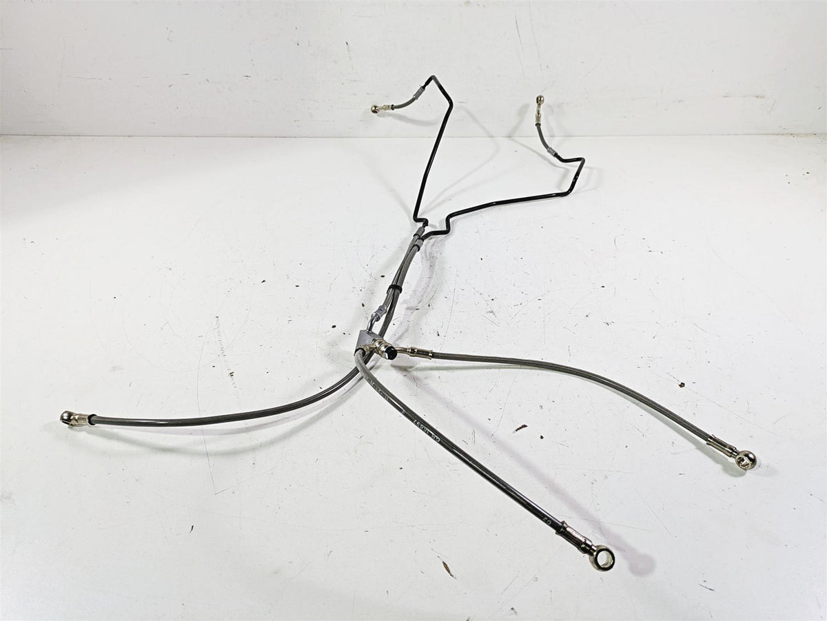2023 Triumph Street Triple 765 RS Front Abs Brake Line Hose Set T2021506 {{ shop.shopifyCountryName }} - Mototech271