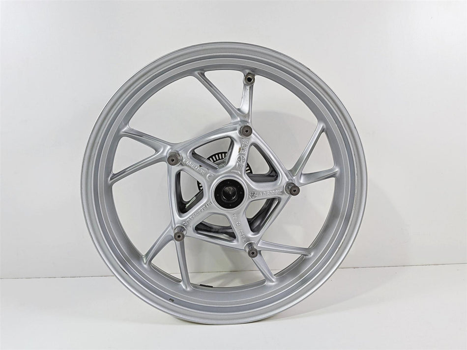 2023 BMW R1250RT RTP K52 Front Silver Wheel Rim 17x3.5 .38mm Runout 36318538086 {{ shop.shopifyCountryName }} - Mototech271