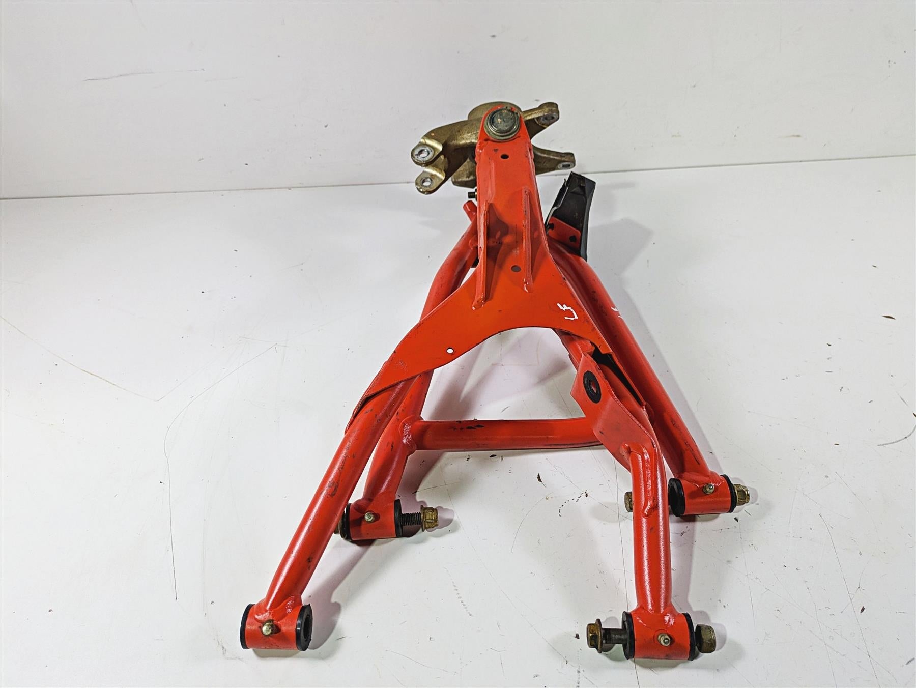 2022 Can-Am Defender XMR HD10 Front Left Control Arm Knee Magma Red 706204747 {{ shop.shopifyCountryName }} - Mototech271