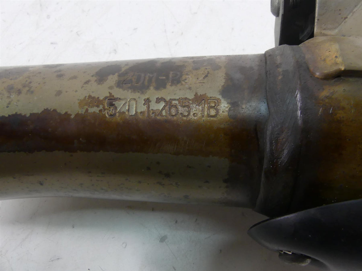 2011 Ducati Hypermotard 1100 SP Exhaust Mid Pipe & Servo Motor 59340301A {{ shop.shopifyCountryName }} - Mototech271